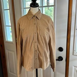 Harve Benard Corduroy Button Up Top